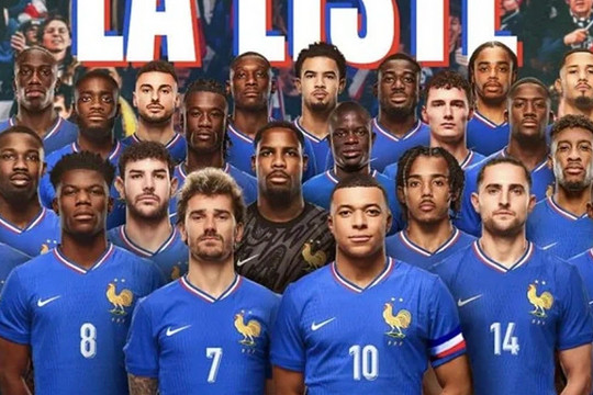 Đội tuyển Pháp chốt đội hình dự Euro 2024: Kante bất ngờ có tên