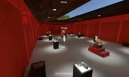 Royal antiques presented at metaverse exhibition

