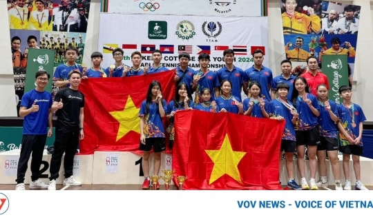 VN triumphs in boys’ singles at SEA table tennis championship for first time