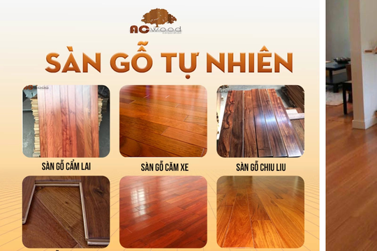 Đem đến sự khác biệt cho ngôi nhà bạn với sàn gỗ tự nhiên‏