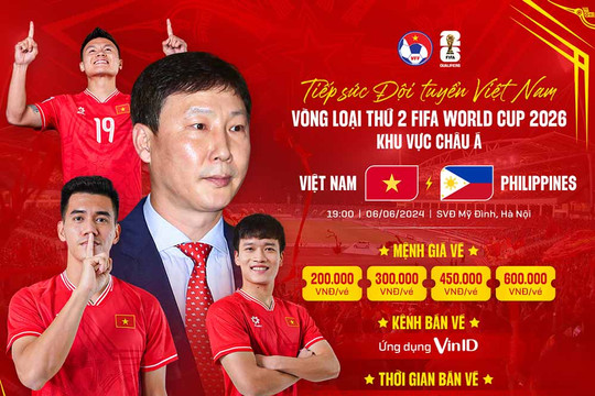 Vé xem trận ra mắt tân huấn luyện viên tuyển Việt Nam cao nhất 600.000 đồng
