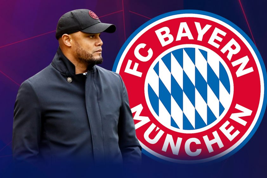 Chính thức: Vincent Kompany là HLV Bayern Munich
