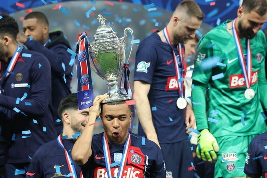 PSG vô địch Cúp Quốc gia Pháp trong ngày chia tay Mbappe