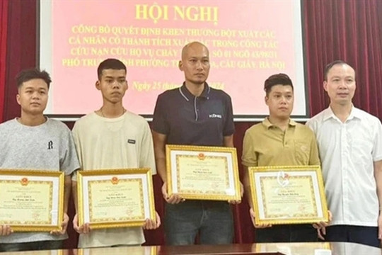 PM commended four people for saving lives in Hà Nội deadly fire