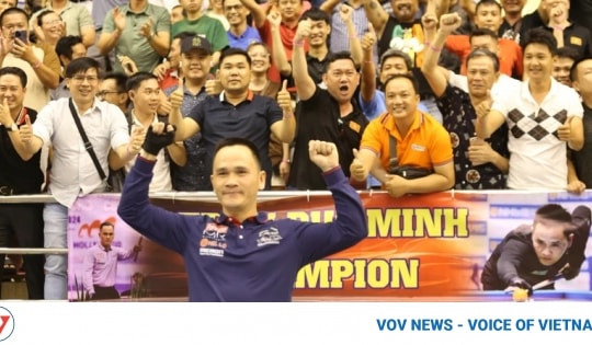 Duc Minh amazingly triumphs at HCM City World Cup 3-Cushion 2024