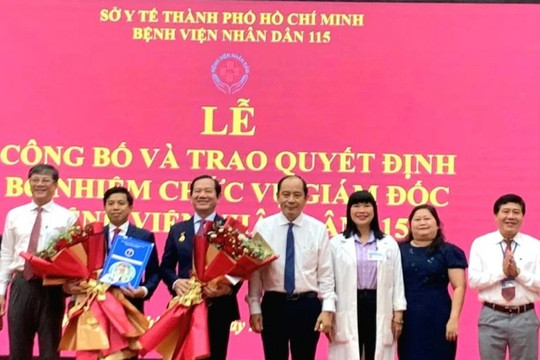 Ông Trần Văn Sóng làm Giám đốc Bệnh viện Nhân dân 115 TPHCM