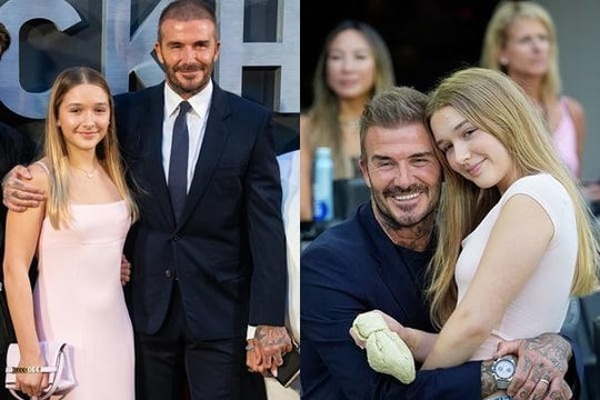 Beckham và con gái 13 tuổi