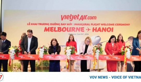 Vietjet opens Hanoi- Melbourne route