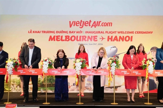 Vietjet opens Hà Nội - Melbourne route