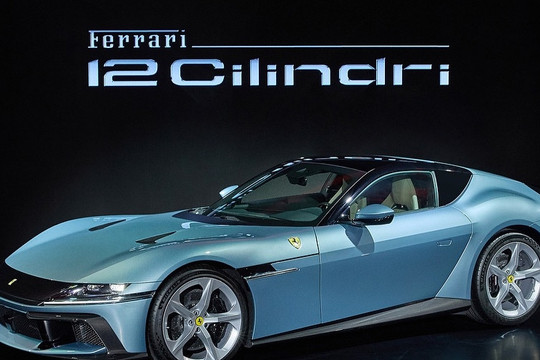Siêu xe triệu USD Ferrari 12Cilindri ra mắt, sẽ sớm về tay Cường Đô la?