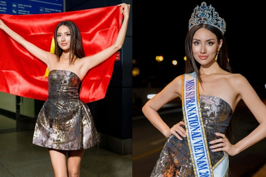 Lydie Vũ gợi cảm ngày lên đường sang Ba Lan dự thi 'Miss Supranational 2024'