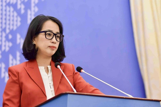 Vietnam's sovereignty over Hoang Sa, Truong Sa in line with international law: Spokeswoman