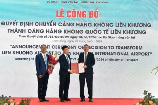 Lien Khuong becomes first international airport in Central Highlands region