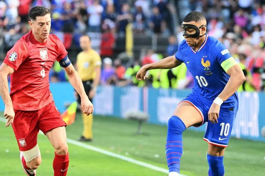 Mbappe ghi bàn, Pháp vẫn hòa thất vọng Ba Lan và đứng thứ hai bảng đấu