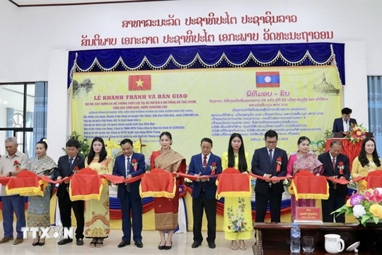 Laos inaugurates four irrigation systems funded by Vietnamese Government