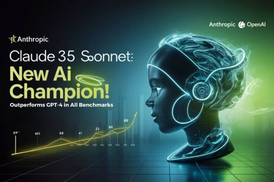 Claude 3.5 Sonnet tự tin trở thành AI 'mạnh và nhanh hơn GPT-4o' của OpenAI