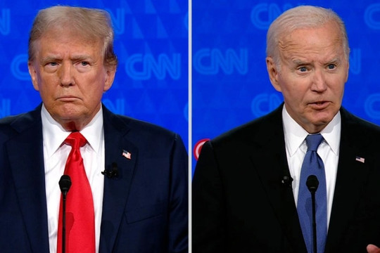 4 điểm nhấn trong cuộc tranh luận căng thẳng giữa ông Biden và ông Trump