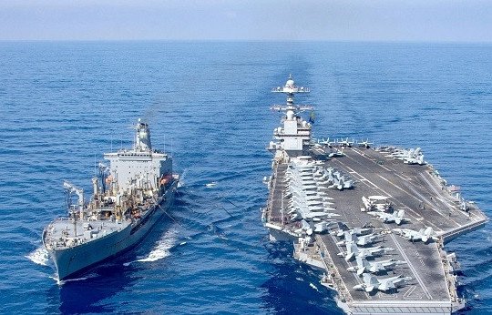 Sức mạnh 3 nhóm tác chiến tàu sân bay Mỹ điều tới Trung Đông ngăn chặn xung đột