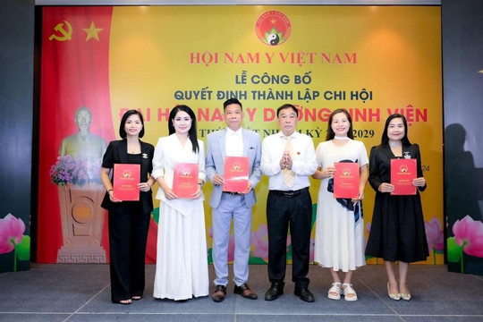Hội Nam Y Việt Nam long trọng tổ chức lễ công bố quyết định thành lập chi hội “Nam Y Dưỡng Sinh Viện”