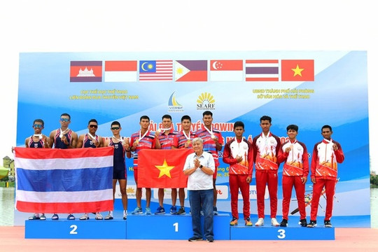 Vietnam top medal tally at SEA rowing and canoeing championships