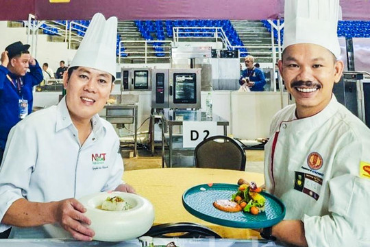 Việt Nam xuất sắc đoạt cú đúp vô địch Khối châu lục Cuộc thi ẩm thực Châu Á