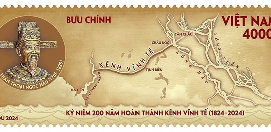Stamp celebrating 200-year-old canal in An Giang released
