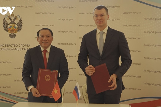 Vietnam and Russia promote cooperation in sports