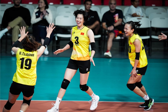 Vietnam women's volleyball team ascends world rankings