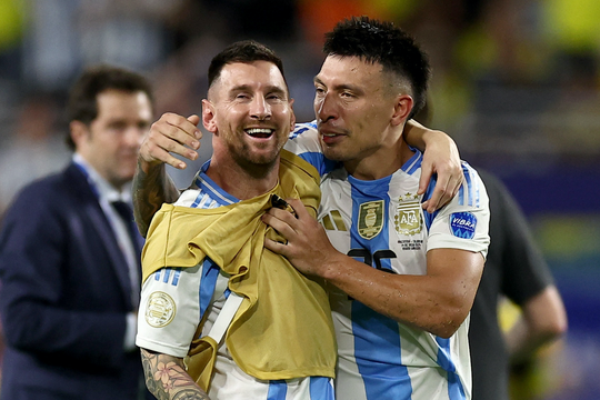 Thắng nghẹt thở Colombia trong hiệp phụ, Argentina vô địch Copa America