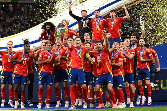 Đánh bại đội tuyển Anh, Tây Ban Nha vô địch Euro 2024