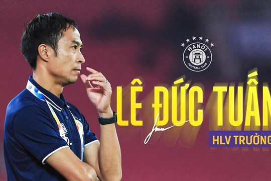 Hà Nội FC bổ nhiệm ông Lê Đức Tuấn huấn luyện viên trưởng