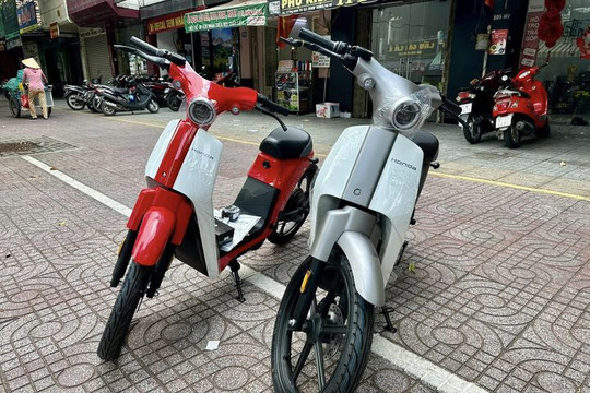 Honda Cub bản chạy điện có mặt tại thị trường Việt Nam