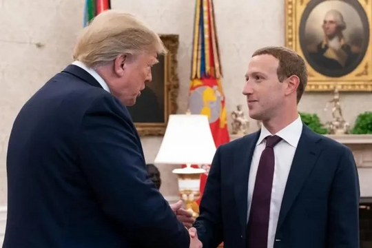 Lịch sử ‘cơm không lành, canh không ngọt’ giữa ông Trump và Mark Zuckerberg