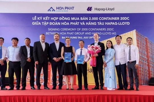 Hoa Phat to deliver 2,000 containers to German partner Hapag-Lloyd