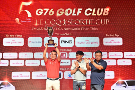 G76 Golf Club LeCoq Sportif Cup quyên góp 500 triệu làm từ thiện