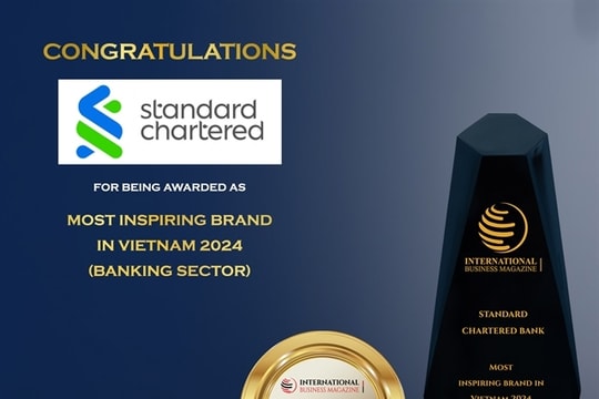 Standard Chartered named most inspiring brand in Vietnam