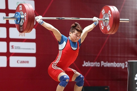 Trịnh Văn Vinh đăng ký mức tạ cao, sẵn sàng tranh huy chương Olympic 2024