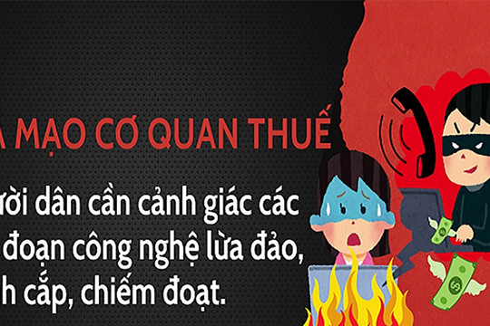 Cảnh báo tình trạng giả mạo cơ quan thuế để lừa đảo