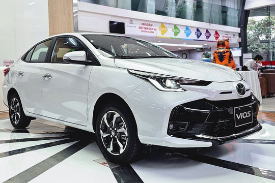 Xe sedan giá rẻ tháng 7/2024: Toyota Vios dẫn đầu, KIA K3 rời khỏi top 5