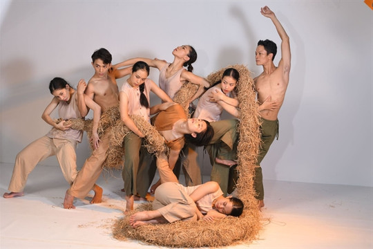 A sunset dance performance honours the beauty of Hội An's ripe rice fields