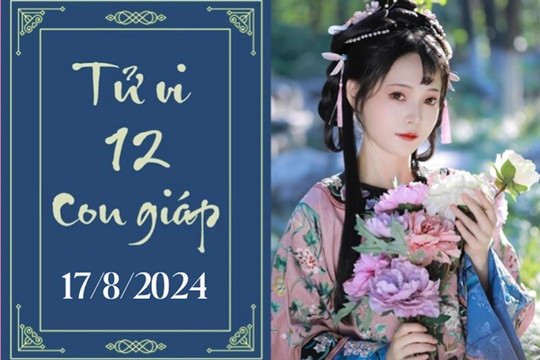 Tử vi 12 con giáp hôm nay ngày 17/8/2024: Dần khó khăn, Tuất chậm trễ