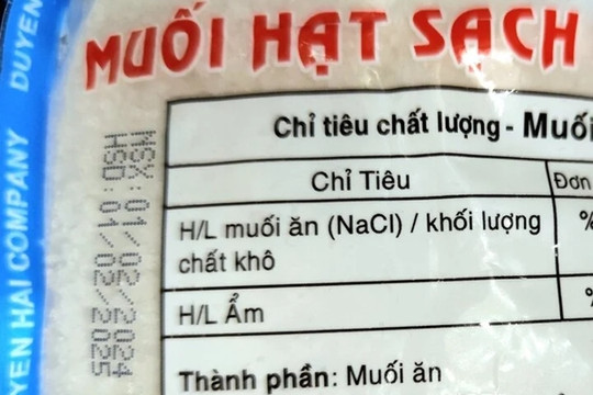 Tại sao muối đóng gói vẫn được ghi hạn sử dụng?