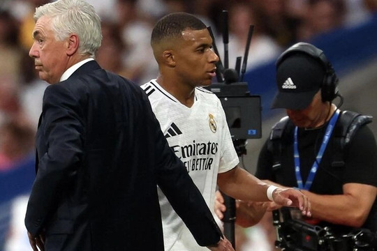 Mbappe không ghi bàn 2 trận liên tiếp, HLV Ancelotti lên tiếng