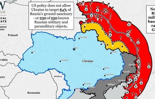 Hàng trăm cơ sở của Nga nằm trong tầm bắn tên lửa Mỹ cấp cho Ukraine