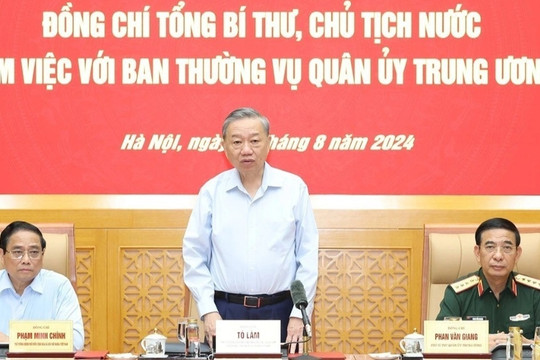 Tổng Bí thư, Chủ tịch nước Tô Lâm: Quân đội phải luôn sẵn sàng chiến đấu