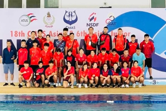 Vietnamese finswimmers vie for world medals in Thailand