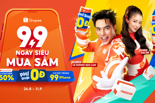 Shopee khởi động sự kiện ngày siêu mua sắm 9/9