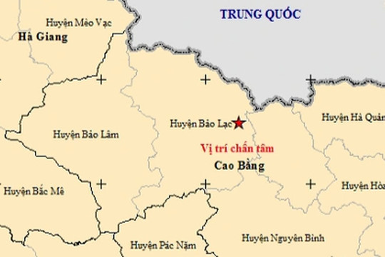 Động đất ở Cao Bằng