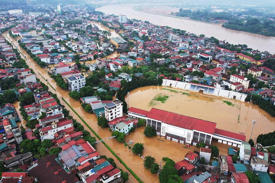 Yên Bái chìm trong biển nước, nhưng không có vùng bị cô lập thông tin