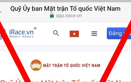 Nhiều trang giả mạo MTTQ Việt Nam để huy động tiền ủng hộ đồng bào bị bão lũ